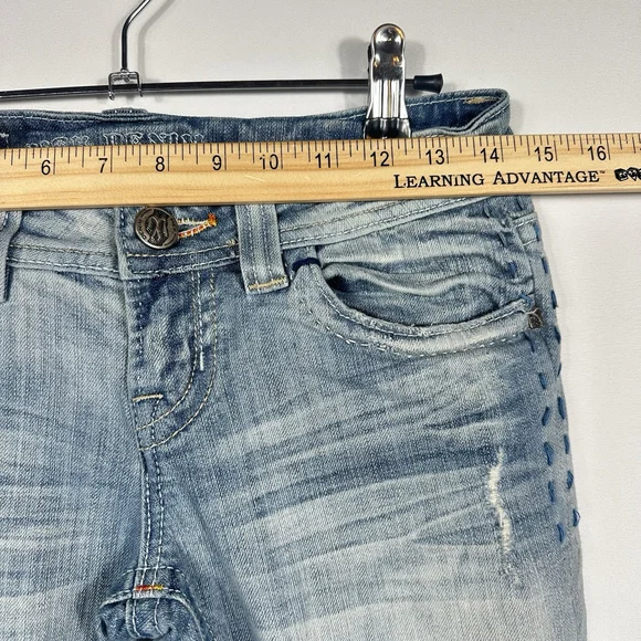 Mek Denim Rochester Straight Leg Women’s Jeans Mek Voyage 25 Light Wash - Picture 5 of 11